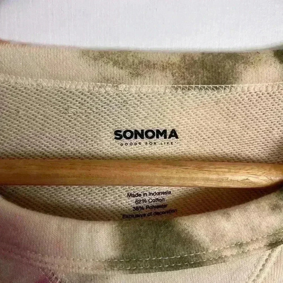 Sanoma Tie Dye Sweatshirt Size Medium - Picture 3 of 9